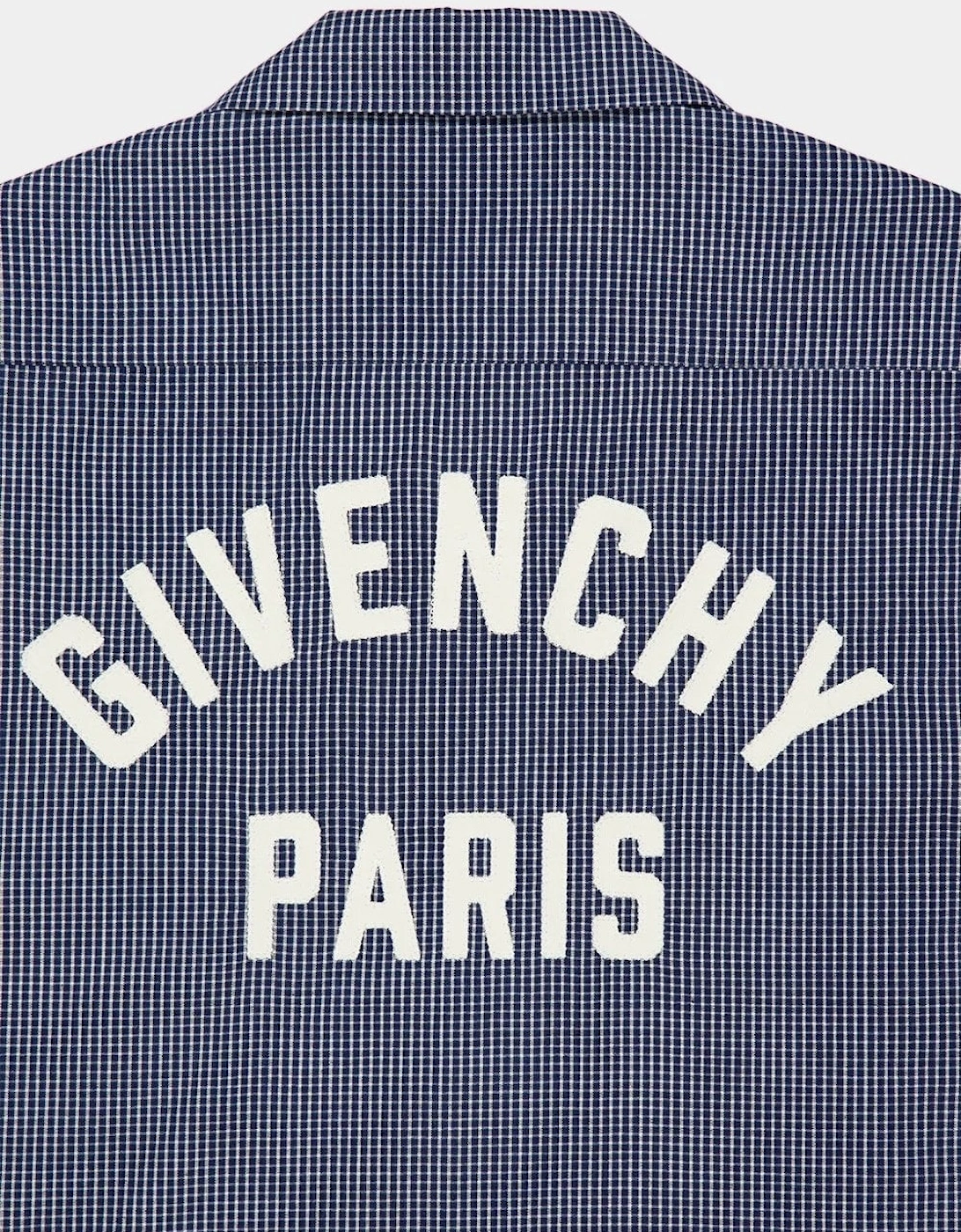 Embroidered Logo SS Shirt Blue