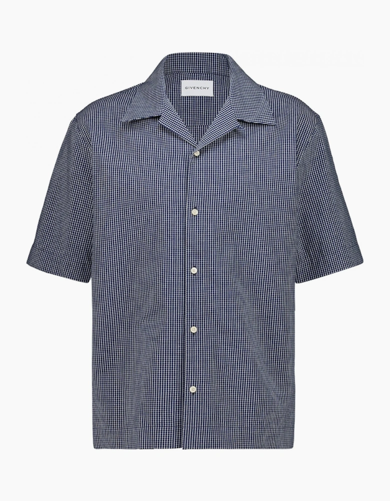 Embroidered Logo SS Shirt Blue