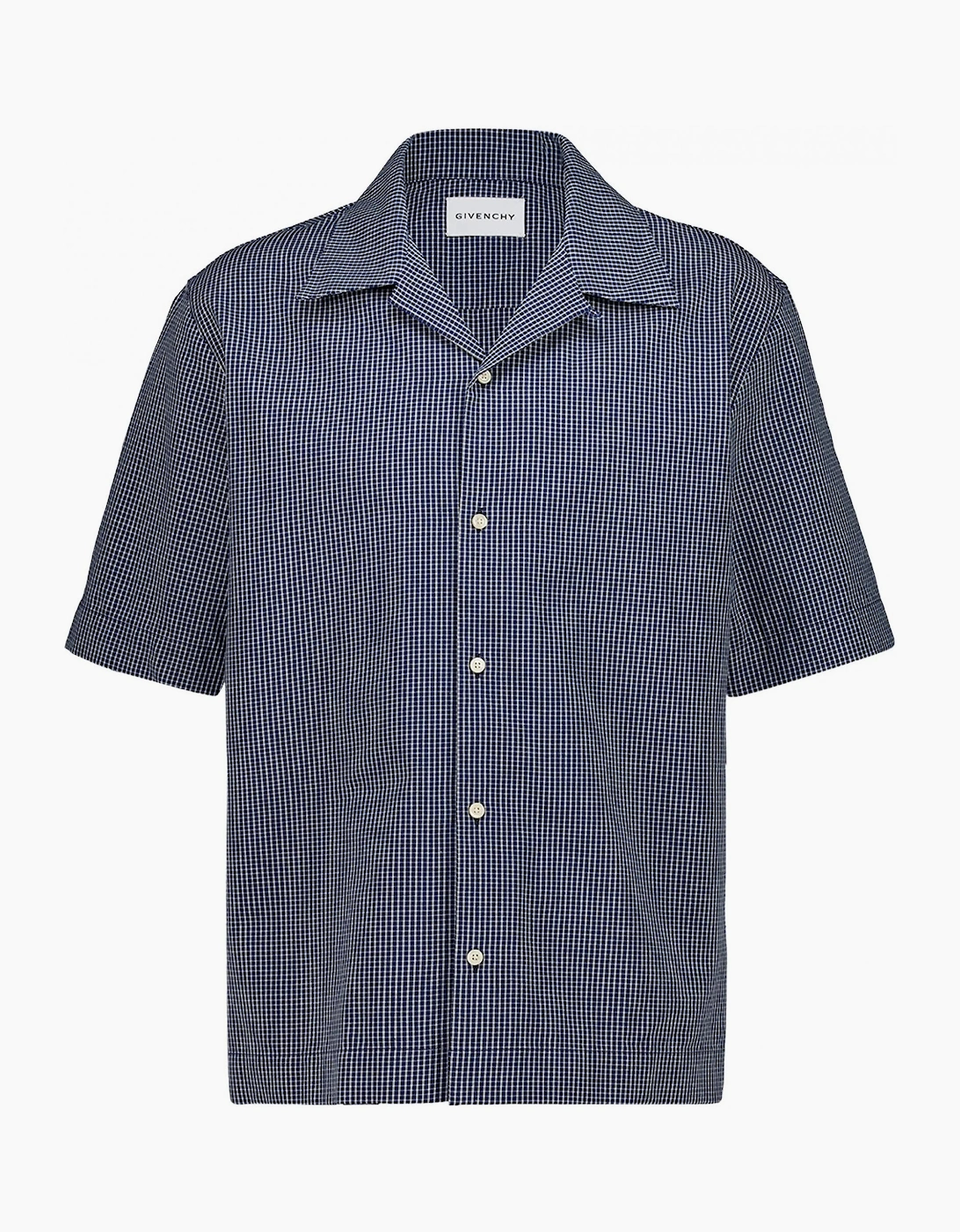 Embroidered Logo SS Shirt Blue