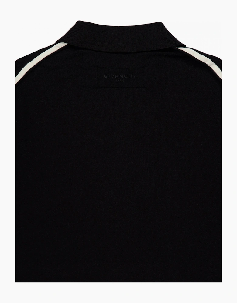 Knitted Polo Shirt Black