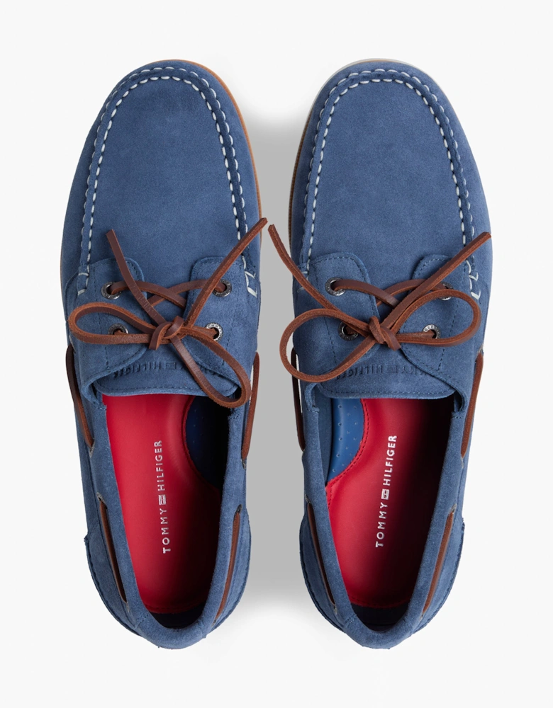 Tommy Hilfiger Core Mens Boat Shoe - Aegean Sea