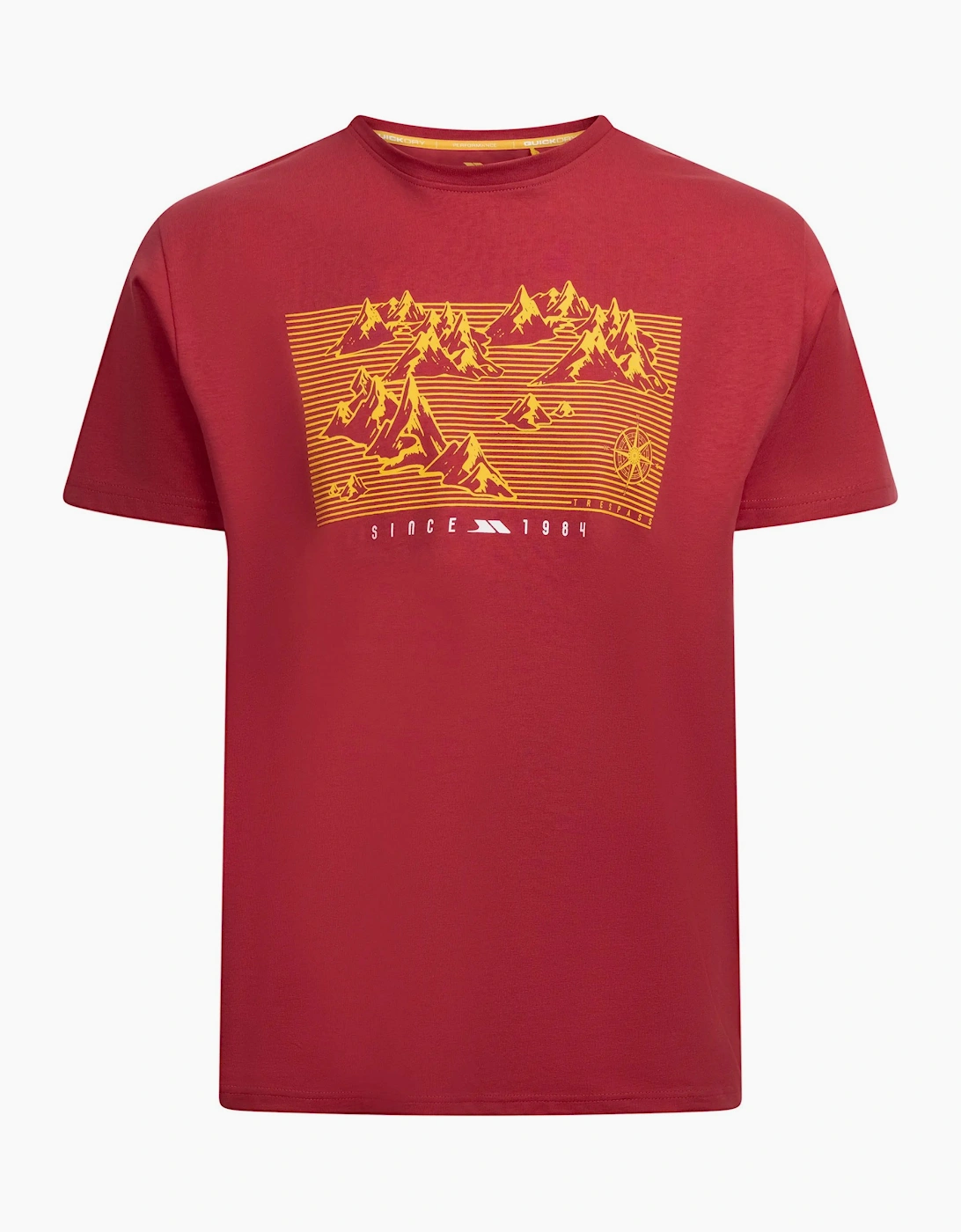 Trespass Men's Red Manny T-Shirt - Size: 44
