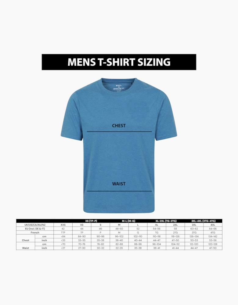 Mountain Warehouse Mens Surfer Organic T-Shirt