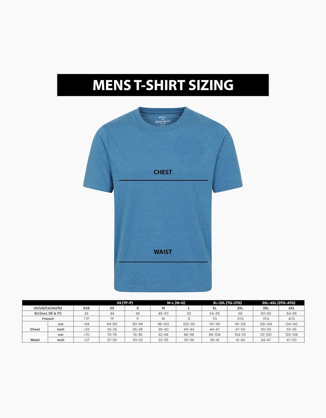 Mountain Warehouse Mens Surfer Organic T-Shirt