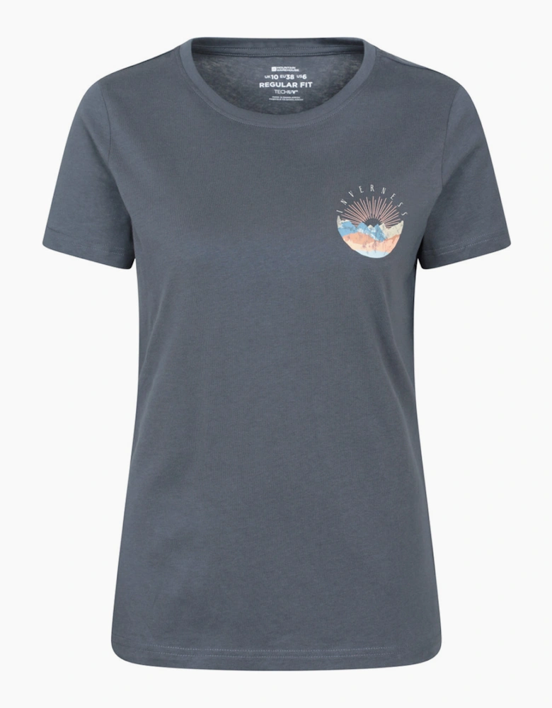 Mountain Warehouse Womens/Ladies Inverness Chest Print Relaxed Fit T-Shirt