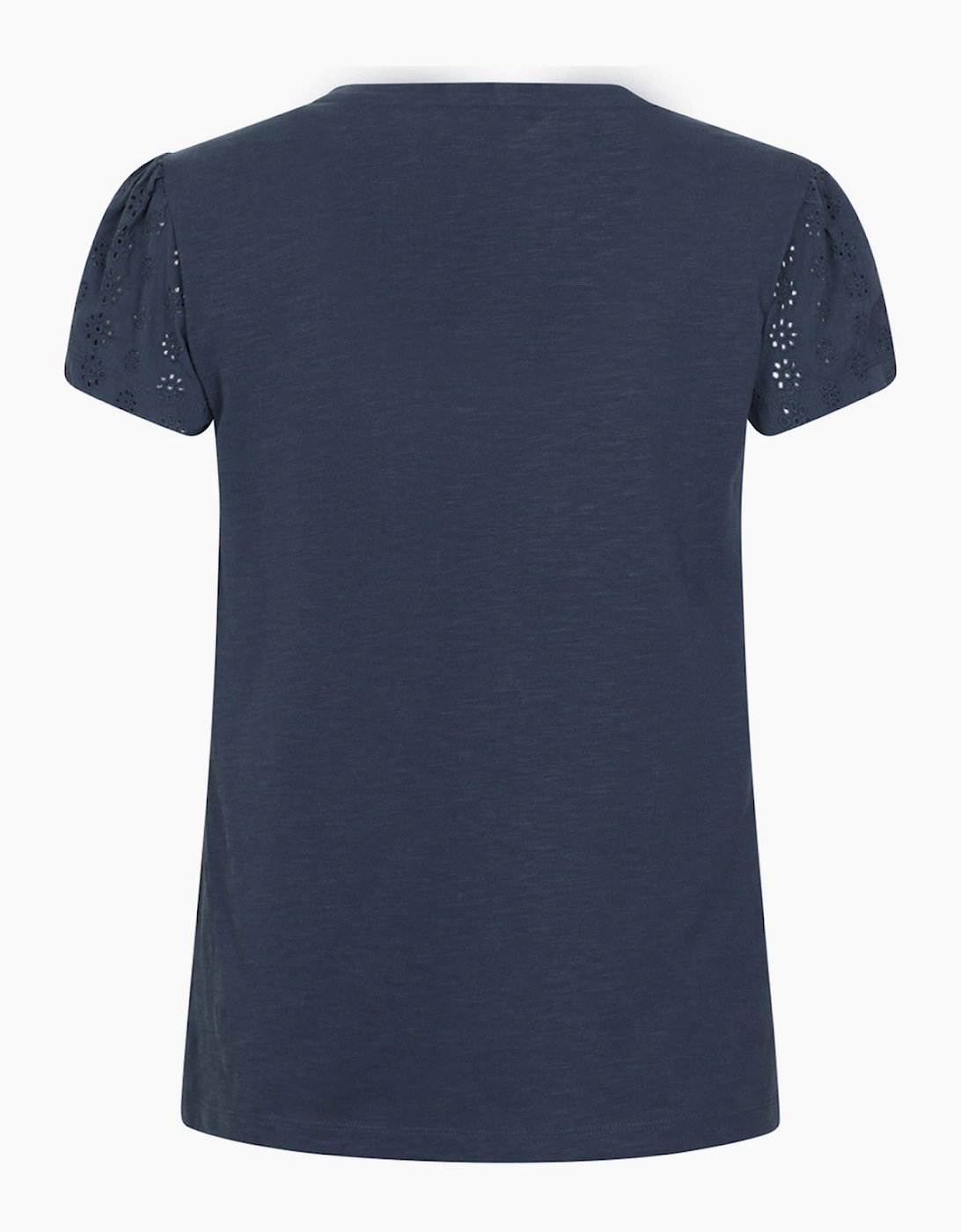 Mountain Warehouse Womens/Ladies Malaga Broderie Sleeve T-Shirt
