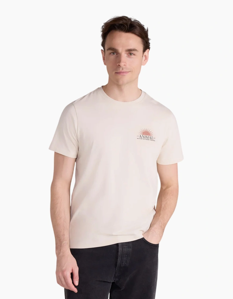 Mountain Warehouse Mens Sunrise Back Print T-Shirt