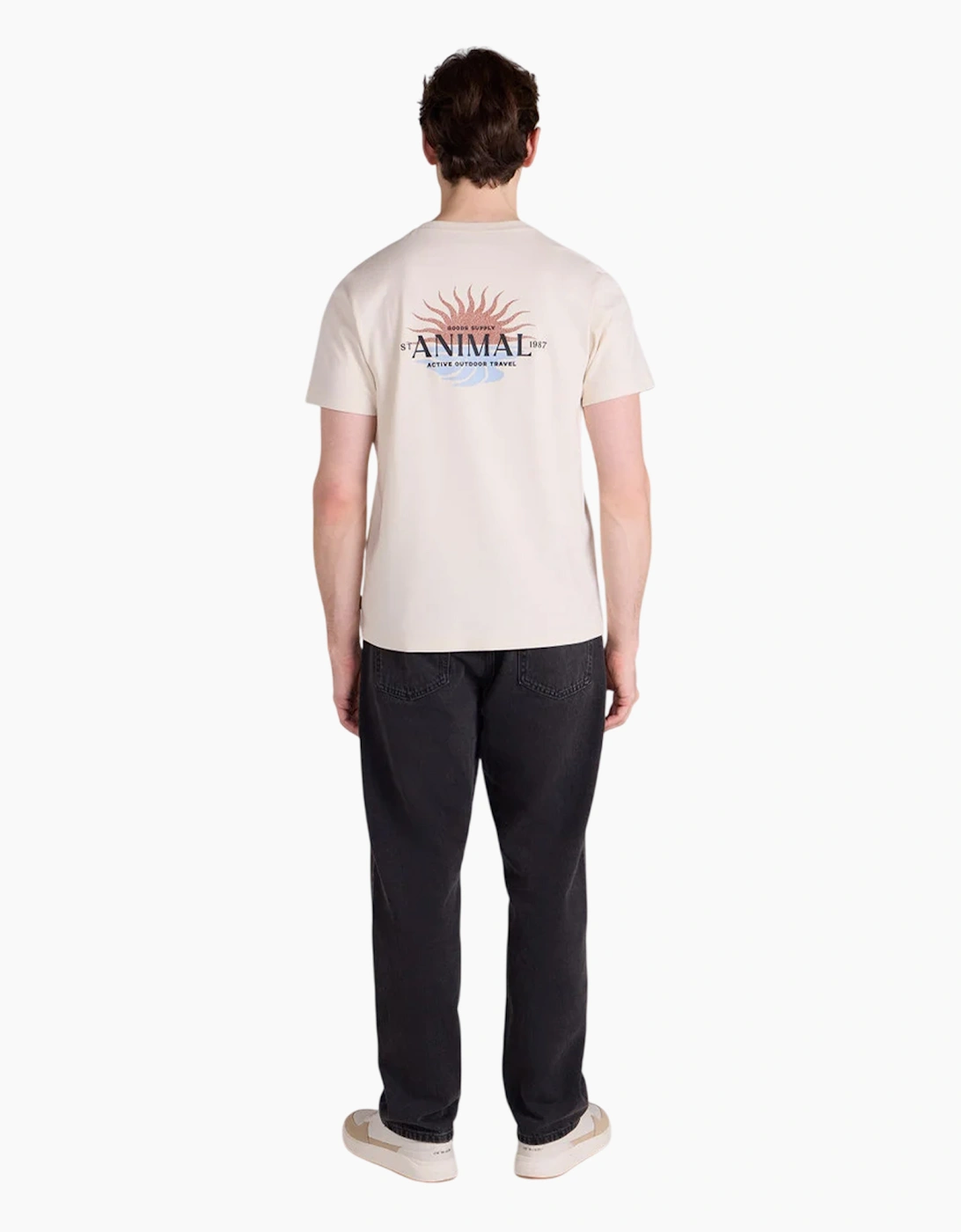 Mountain Warehouse Mens Sunrise Back Print T-Shirt