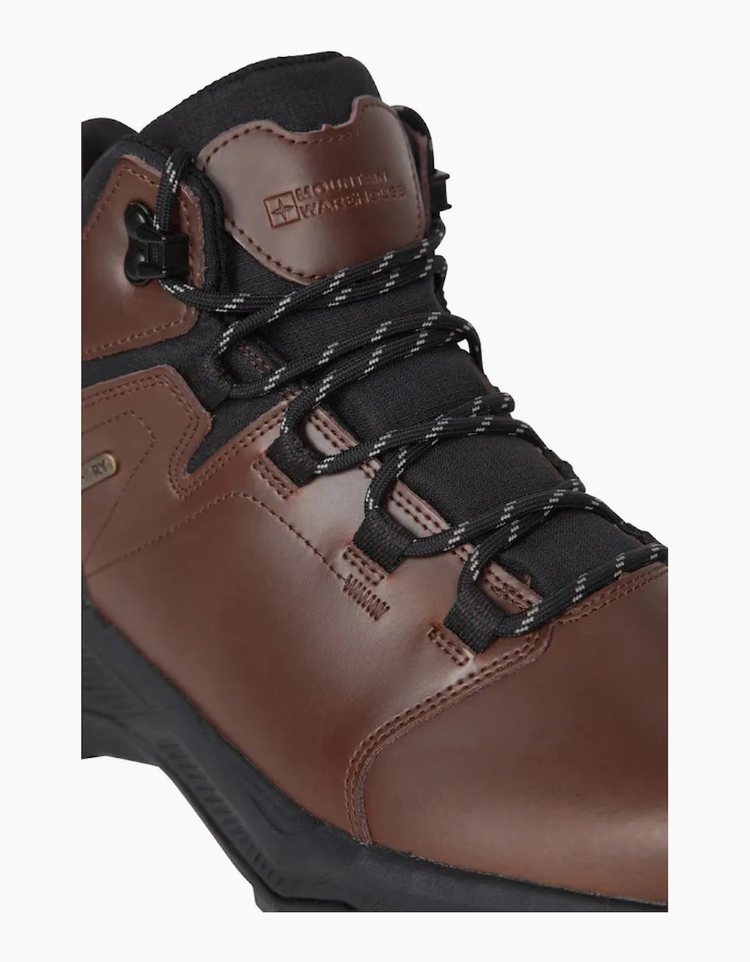 Mountain Warehouse Mens Exploration Leather Waterproof Walking Boots