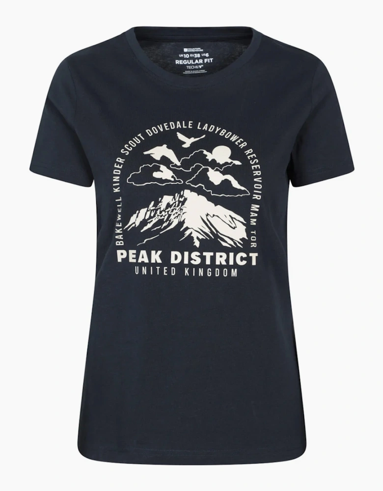 Mountain Warehouse Womens/Ladies Peak District Printed T-Shirt