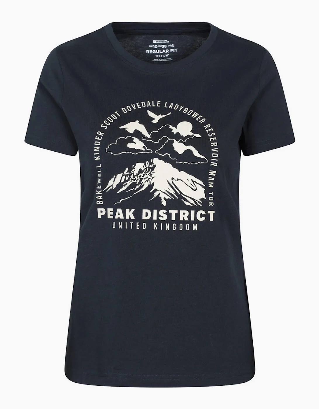 Mountain Warehouse Womens/Ladies Peak District Printed T-Shirt
