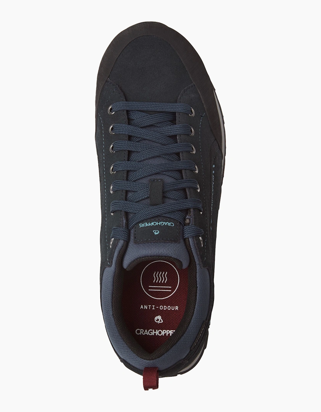 Craghoppers Mens Onega 2 Leather Trainers, 5 of 4