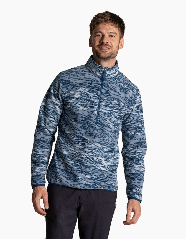 Craghoppers Mens National Trust Irt Print Fleece Top