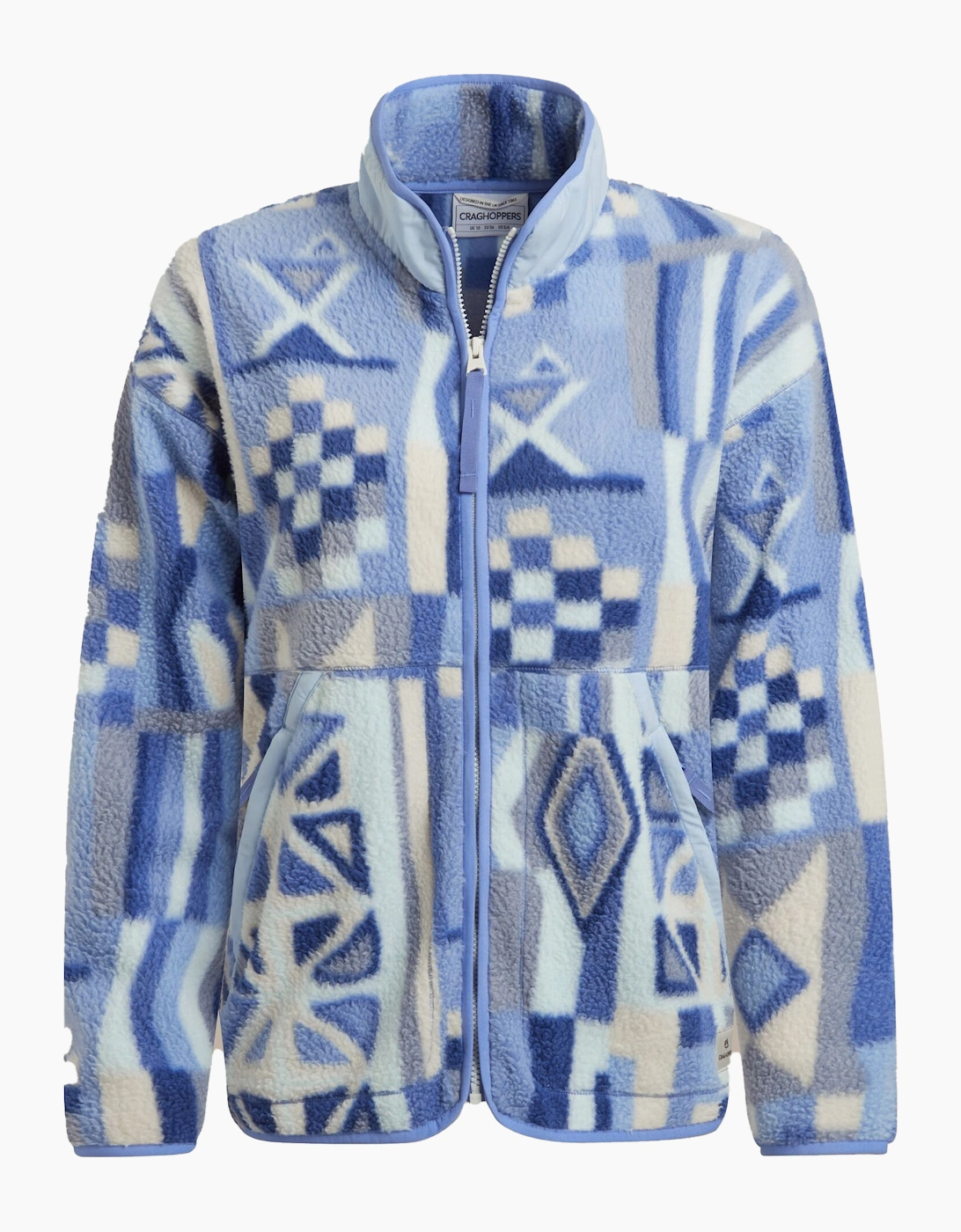 Craghoppers Womens/Ladies Dante Patterned Full Zip Fleece Jacket, 6 of 5