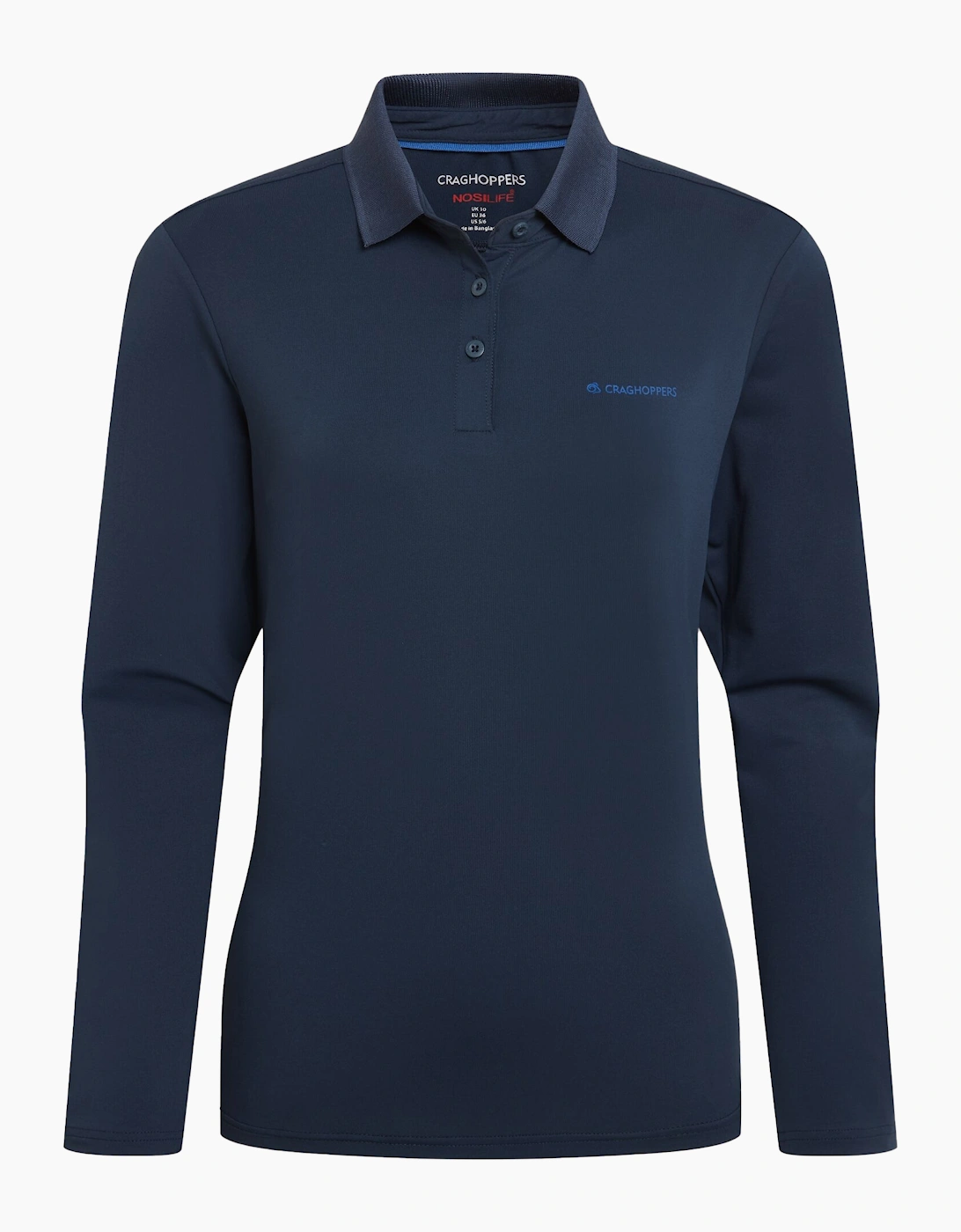 Craghoppers Womens/Ladies Thornbury Nosilife Long-Sleeved Golf Polo Shirt, 7 of 6