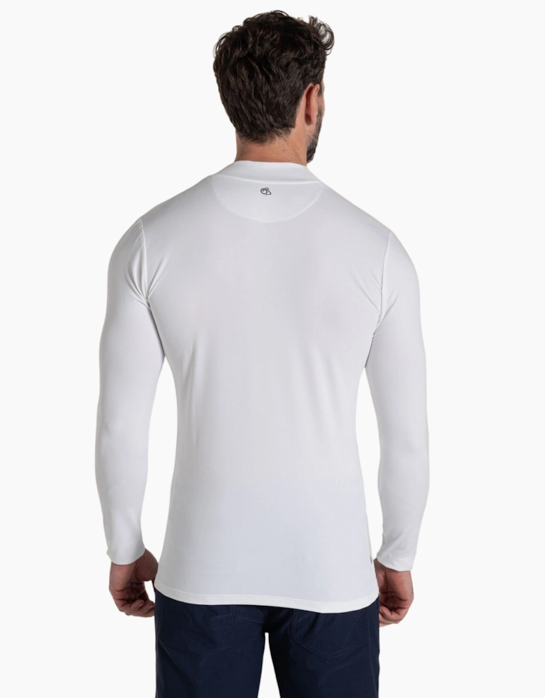 Craghoppers Mens Mock Neck Long-Sleeved Golf Top