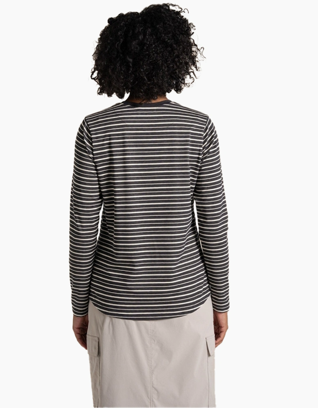 Craghoppers Womens/Ladies Akona Striped Nosilife Long-Sleeved T-Shirt