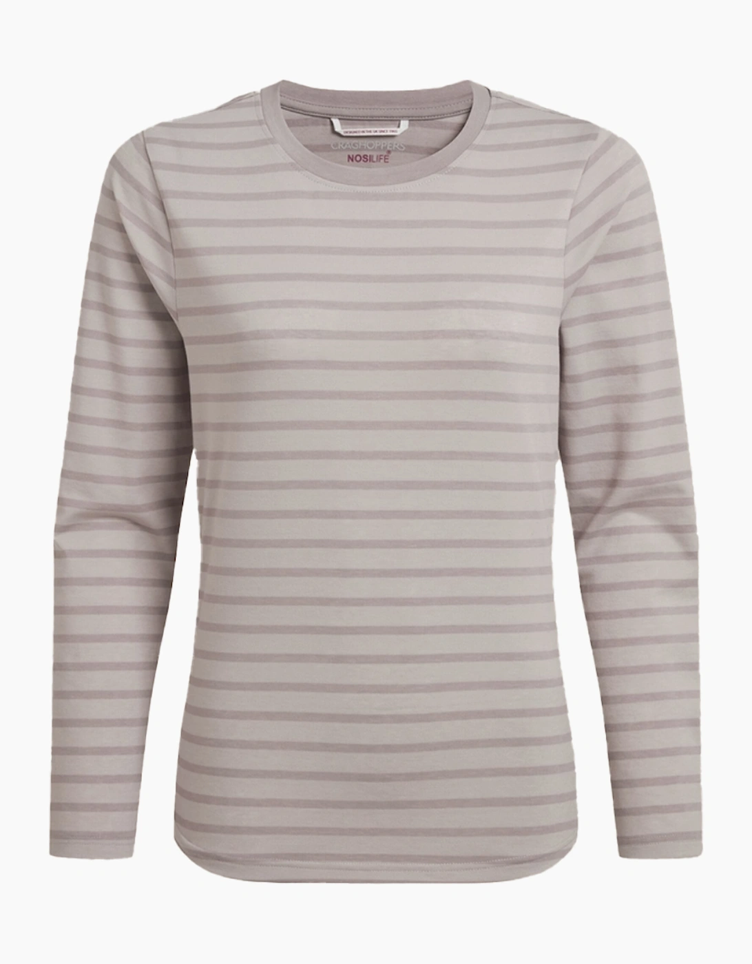 Craghoppers Womens/Ladies Akona Striped Nosilife Long-Sleeved T-Shirt