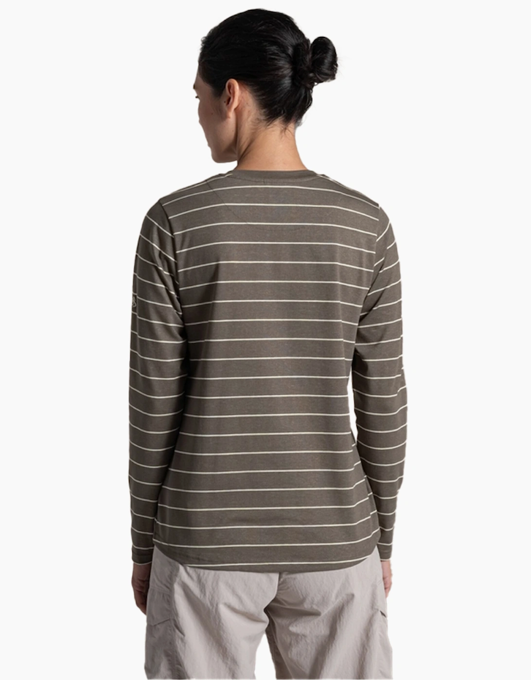 Craghoppers Womens/Ladies Akona Striped Nosilife Long-Sleeved T-Shirt