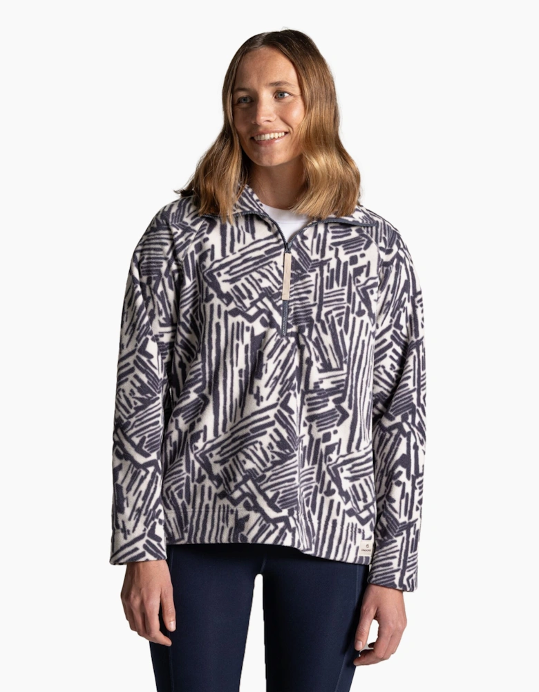 Craghoppers Womens/Ladies Annjela Graphic Print Half Zip Fleece Top