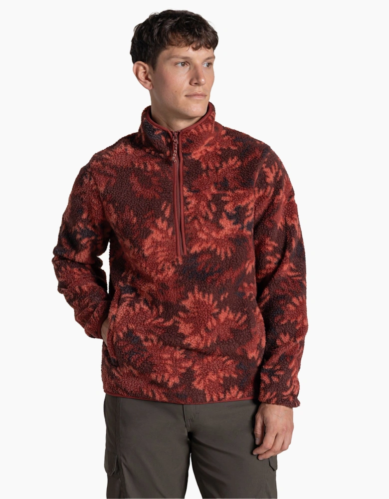 Craghoppers Mens Tatton II Leaf Half Zip Fleece Top
