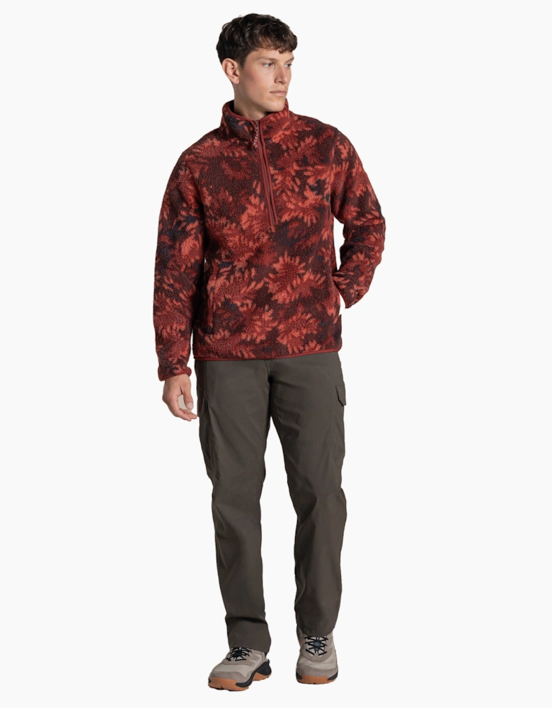 Craghoppers Mens Tatton II Leaf Half Zip Fleece Top