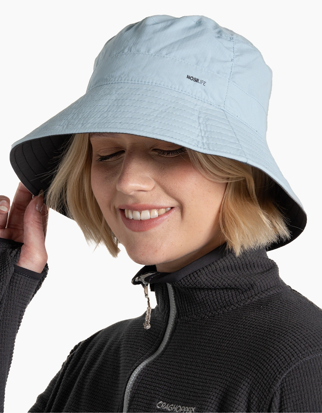 Craghoppers Women's Woodland Green Parchment Iii Nosilife Bucket Hat - Size M-L
