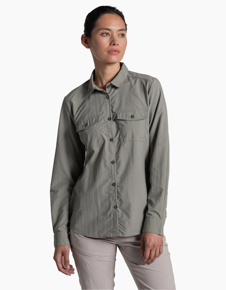 Craghoppers Womens/Ladies Loukkos Nosilife Long-Sleeved Shirt