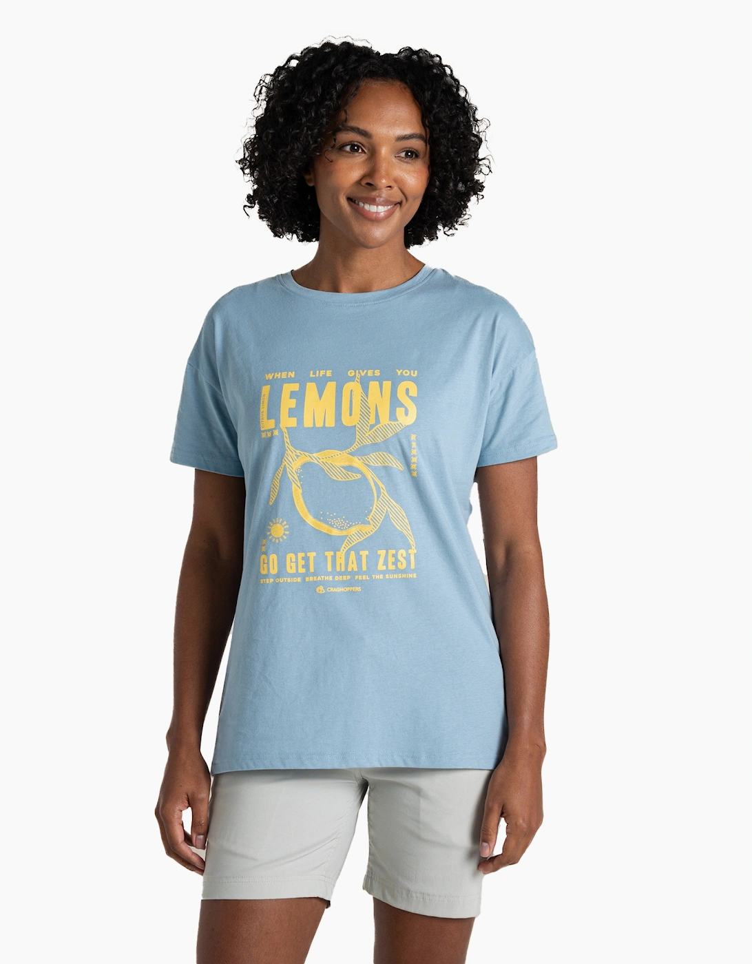 Craghoppers Womens/Ladies Yago Lemon T-Shirt