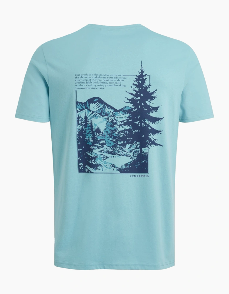 Craghoppers Mens Lucent II Valley Back Print Short-Sleeved T-Shirt