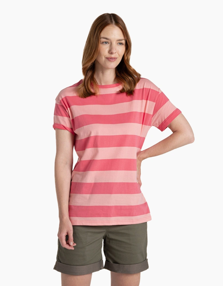 Craghoppers Womens/Ladies Yago Contrast Striped T-Shirt