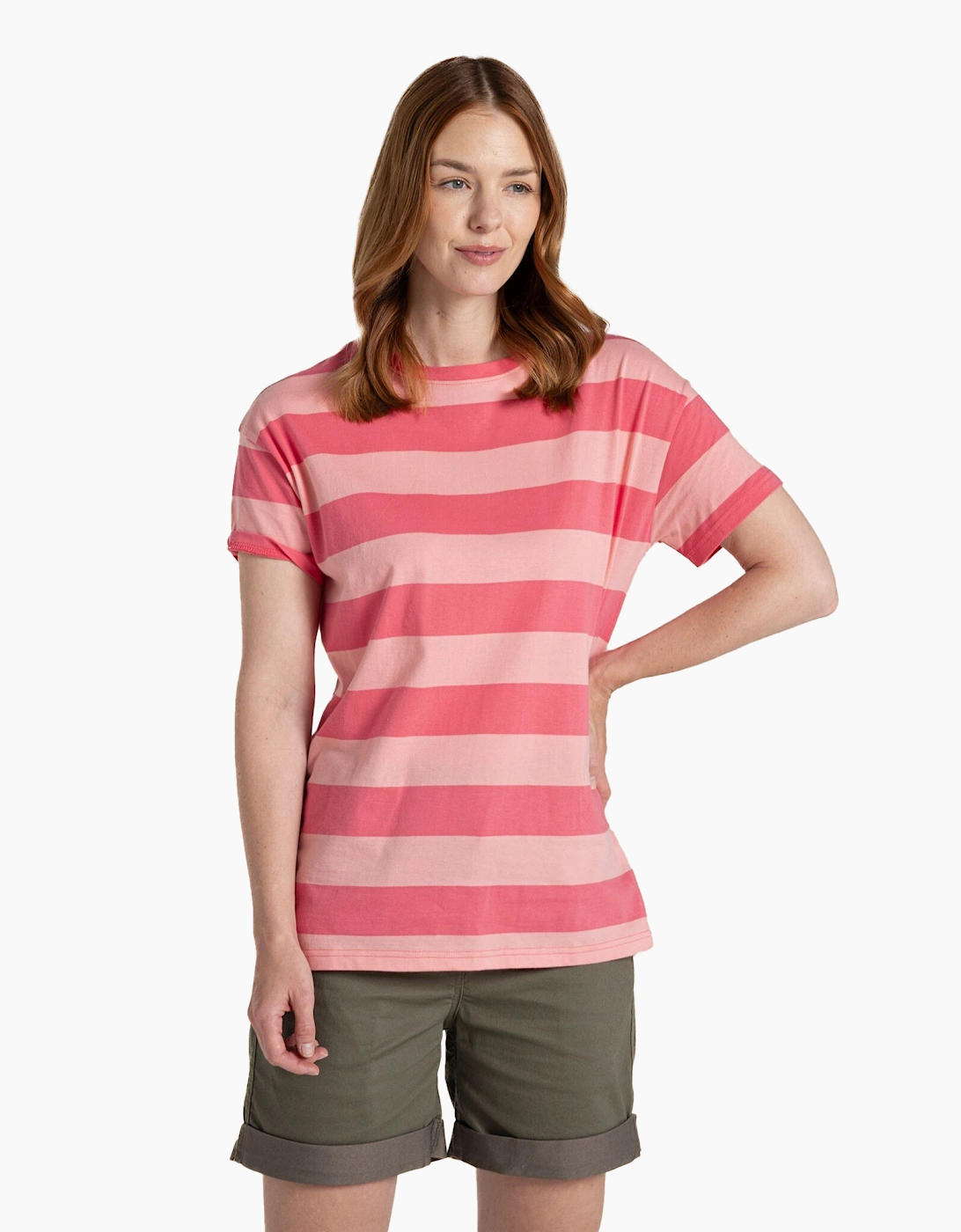 Craghoppers Womens/Ladies Yago Contrast Striped T-Shirt