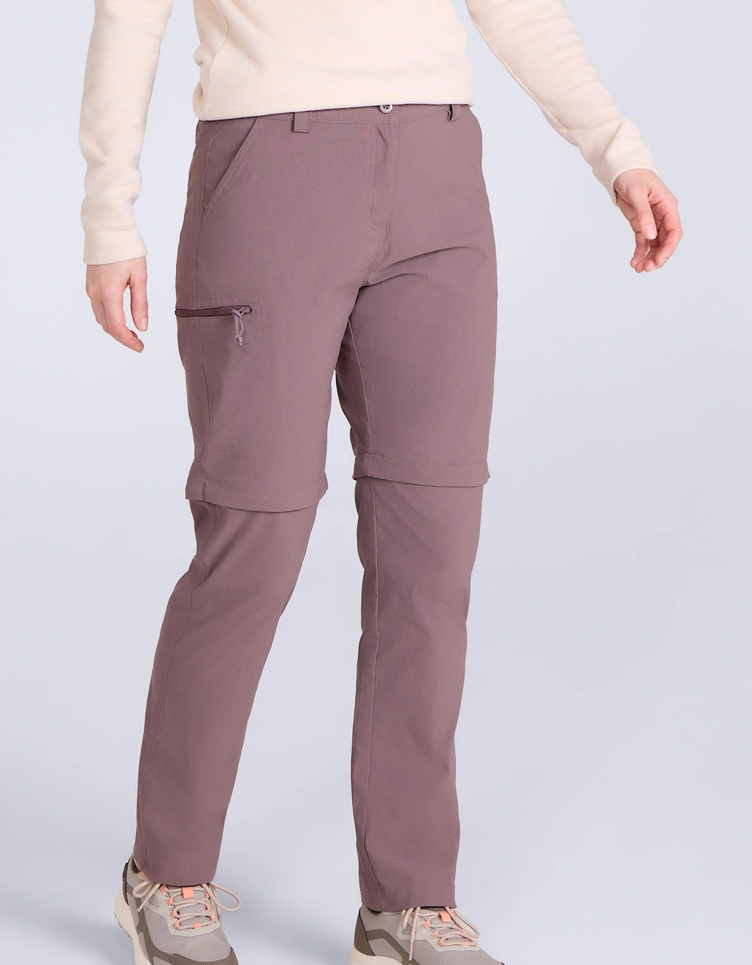 Mountain Warehouse Womens/Ladies Hiker Stretch Zip-Off Trousers, 4 of 3