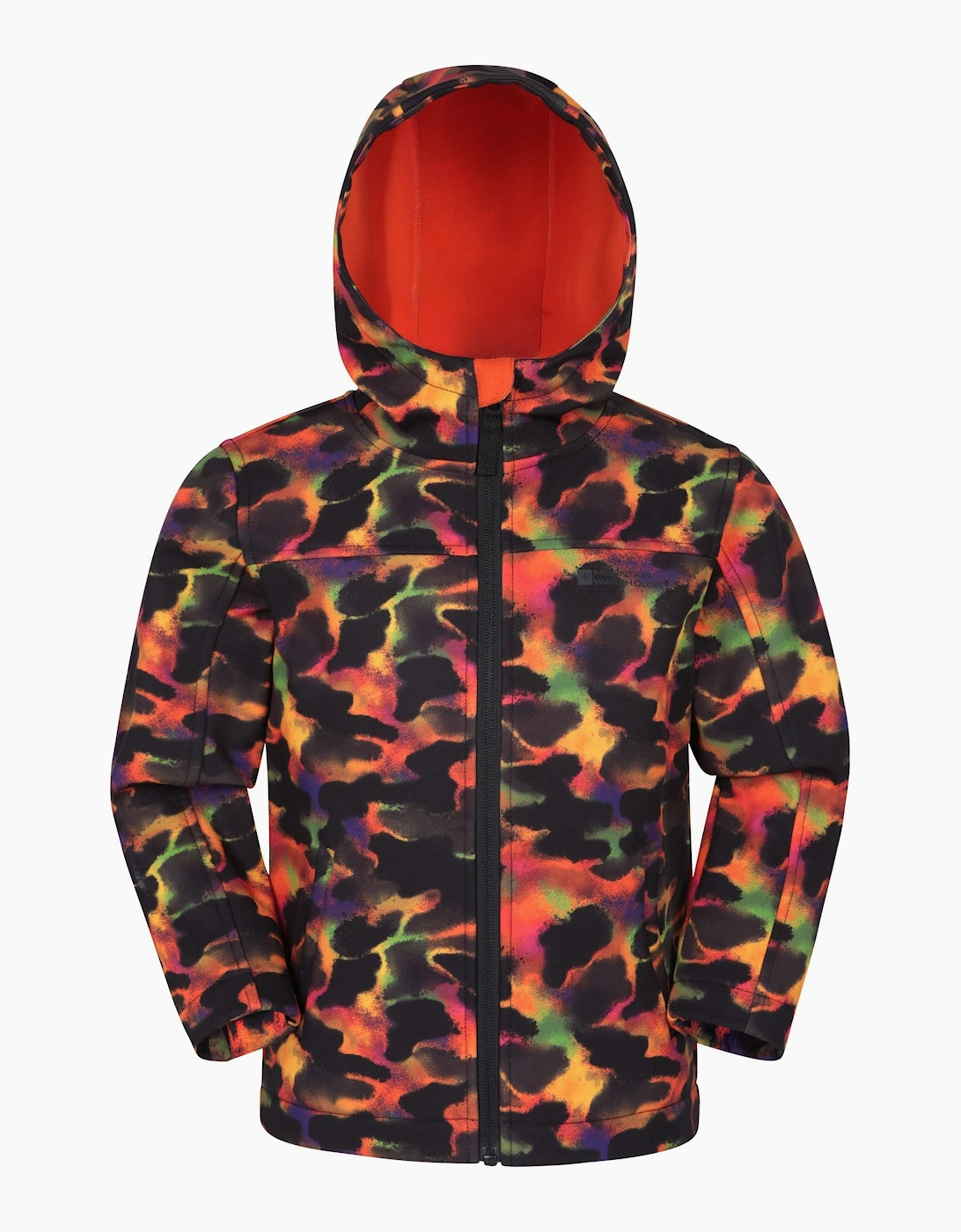 Mountain Warehouse Childrens/Kids Exodus II Animal Print Water Resistant Soft Shell Jacket