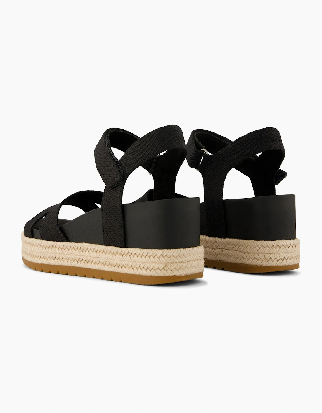 TOMS ALANA Womens Ankle Strap Sandals Black