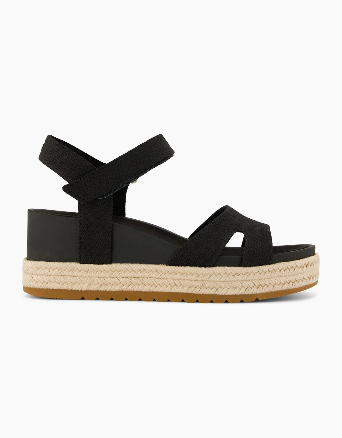 TOMS ALANA Womens Ankle Strap Sandals Black, 5 of 4