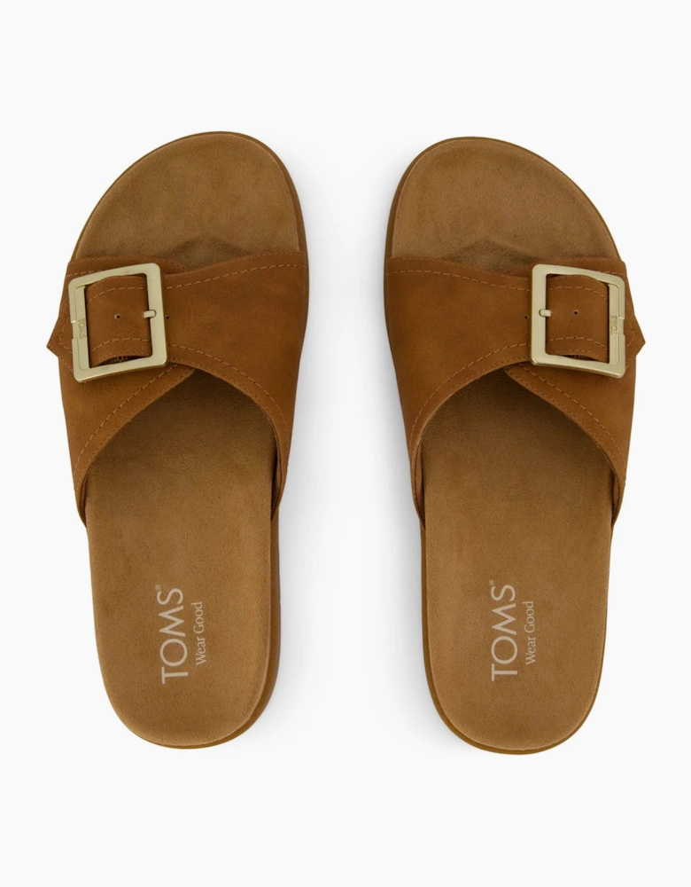 TOMS MARIN SLIDE Womens Sliders Medium Brown