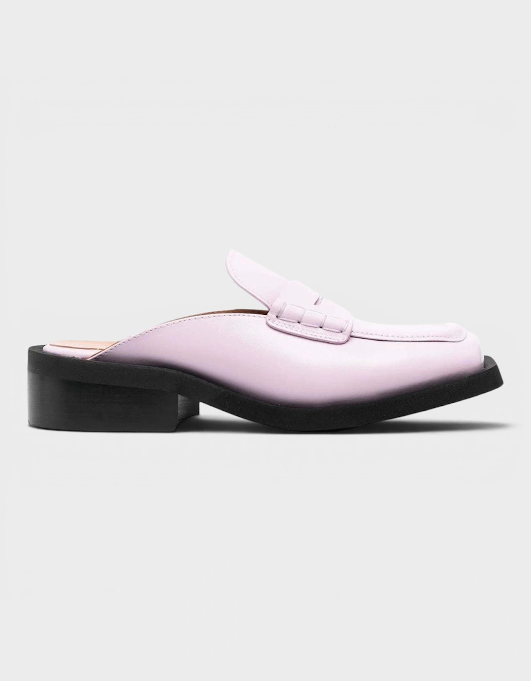 Leather Loafer Mules Winsome Orchid