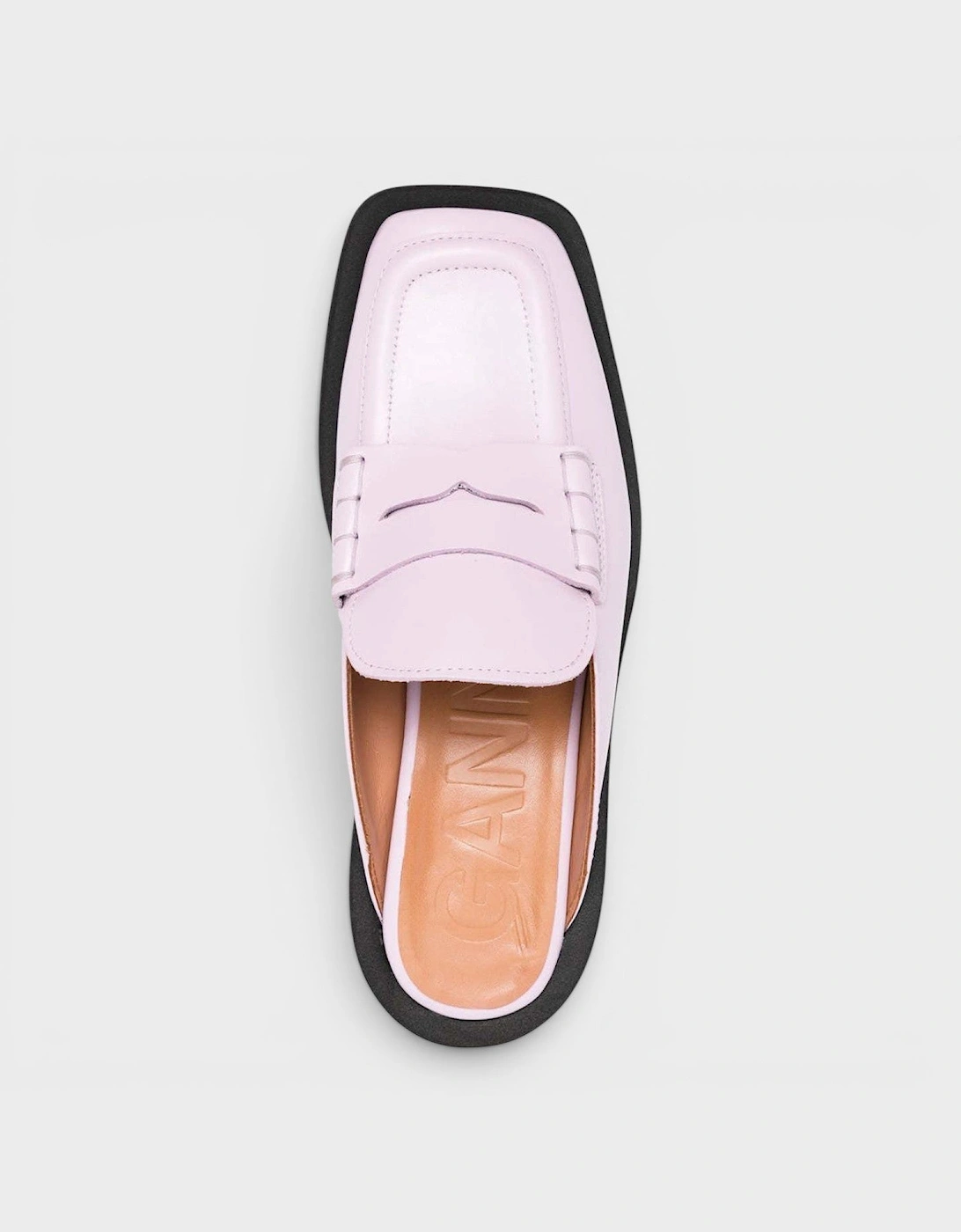 Leather Loafer Mules Winsome Orchid