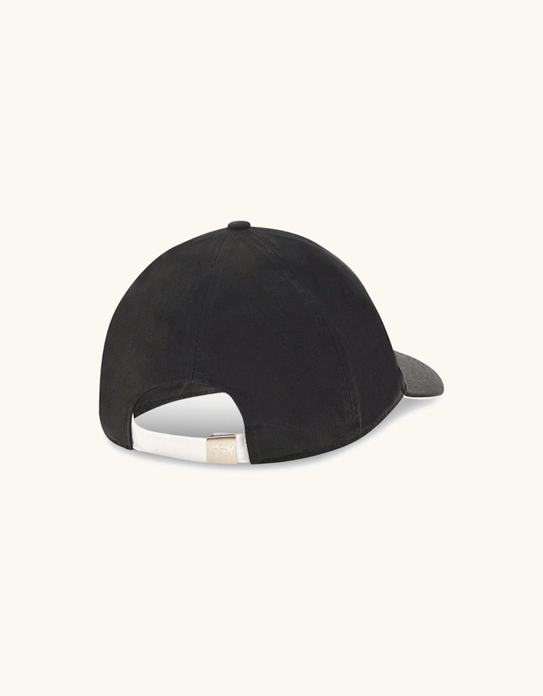 Paul & Shark Shark Badge Cap 011 Black
