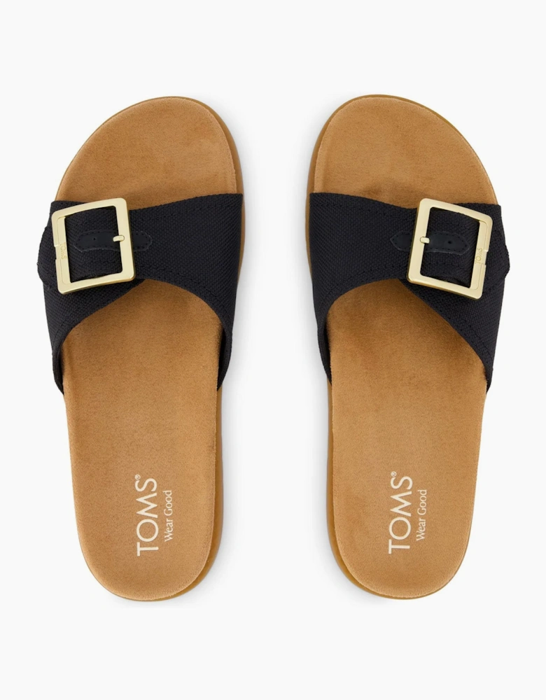 TOMS MARIN SLIDE Womens Sliders Black