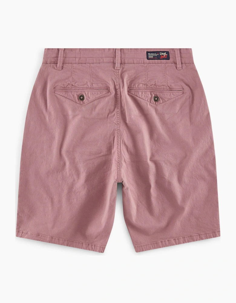 DML Healey chino shorts Dirty Pink