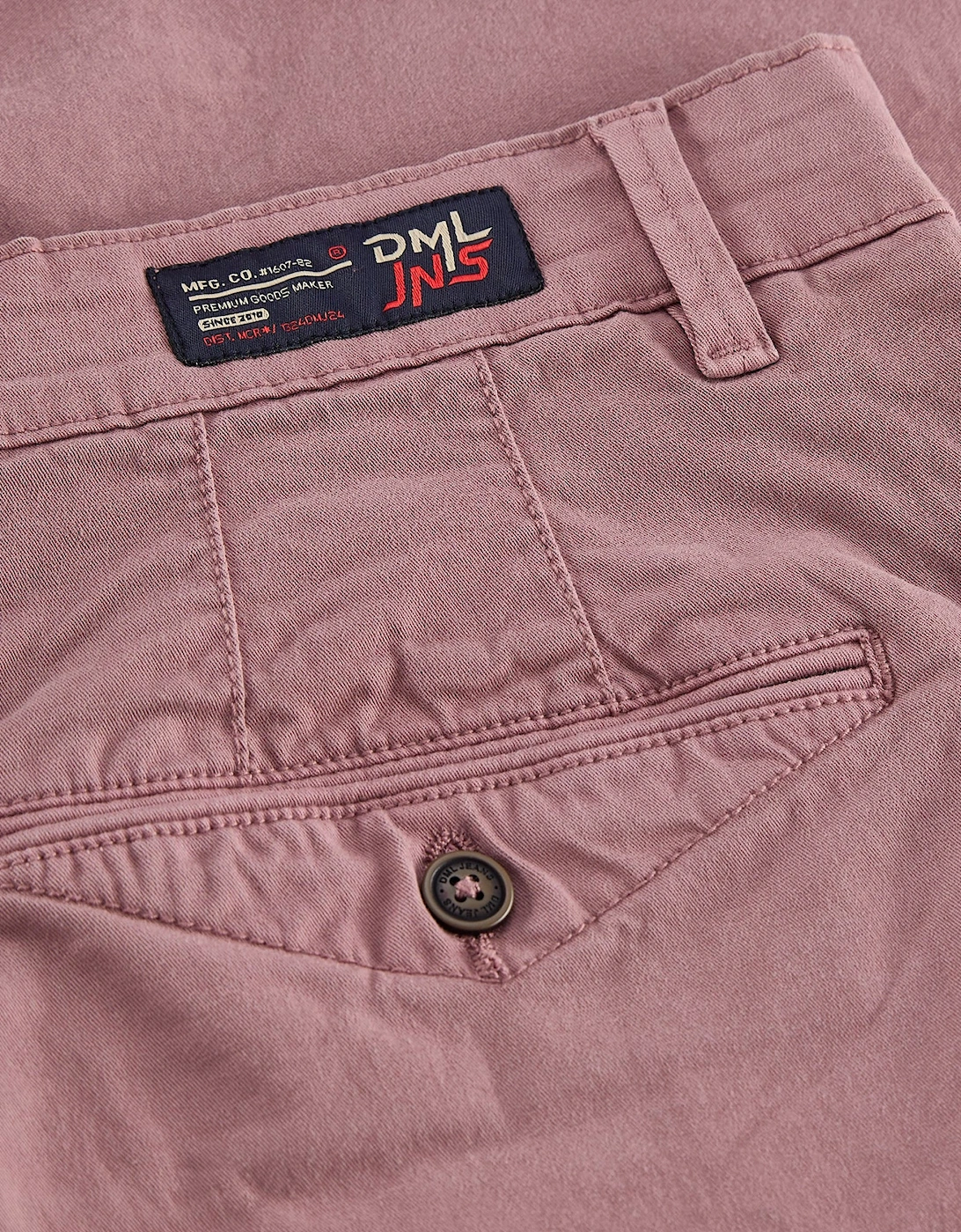 DML Healey chino shorts Dirty Pink