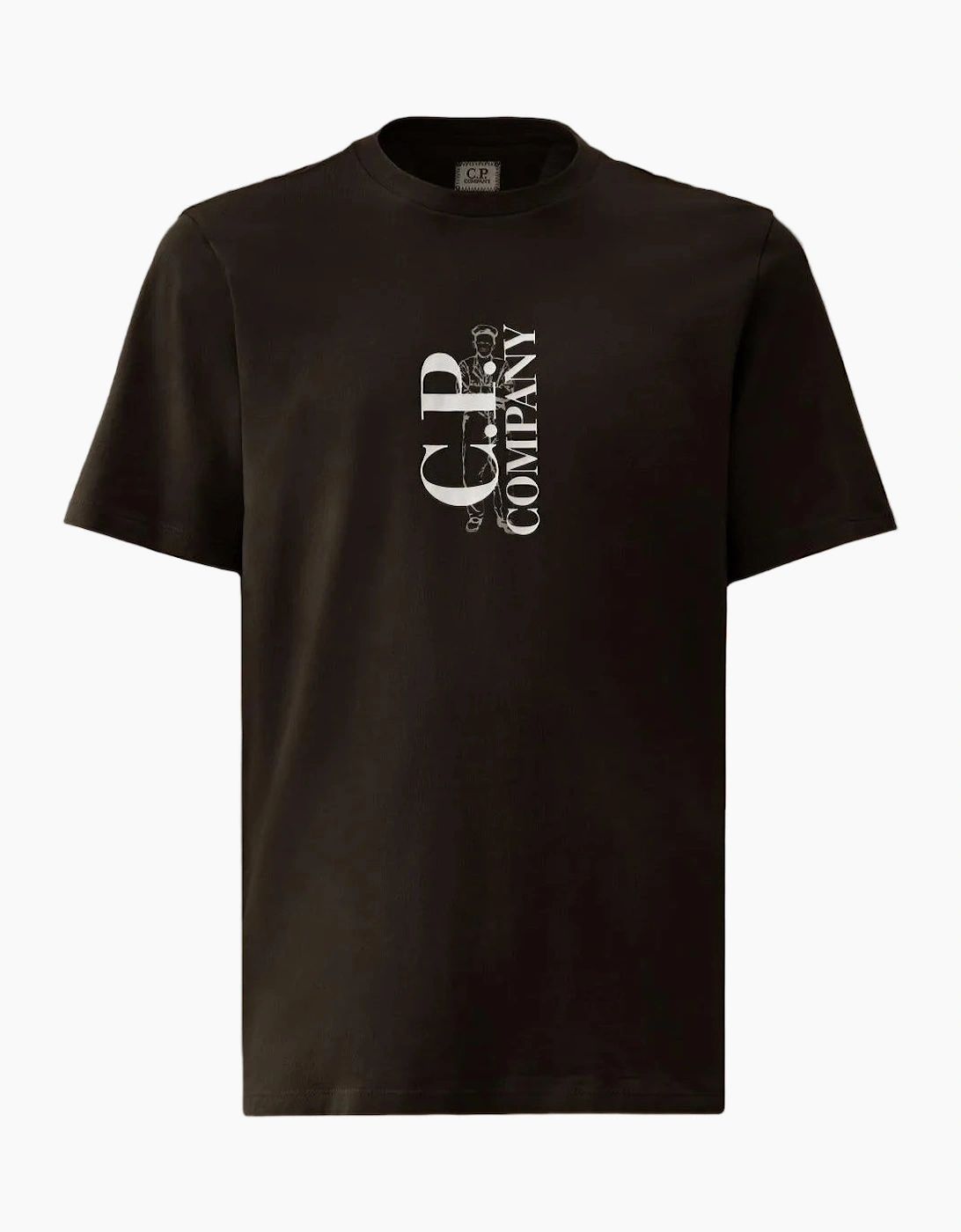 Vertical Logo Print T-Shirt