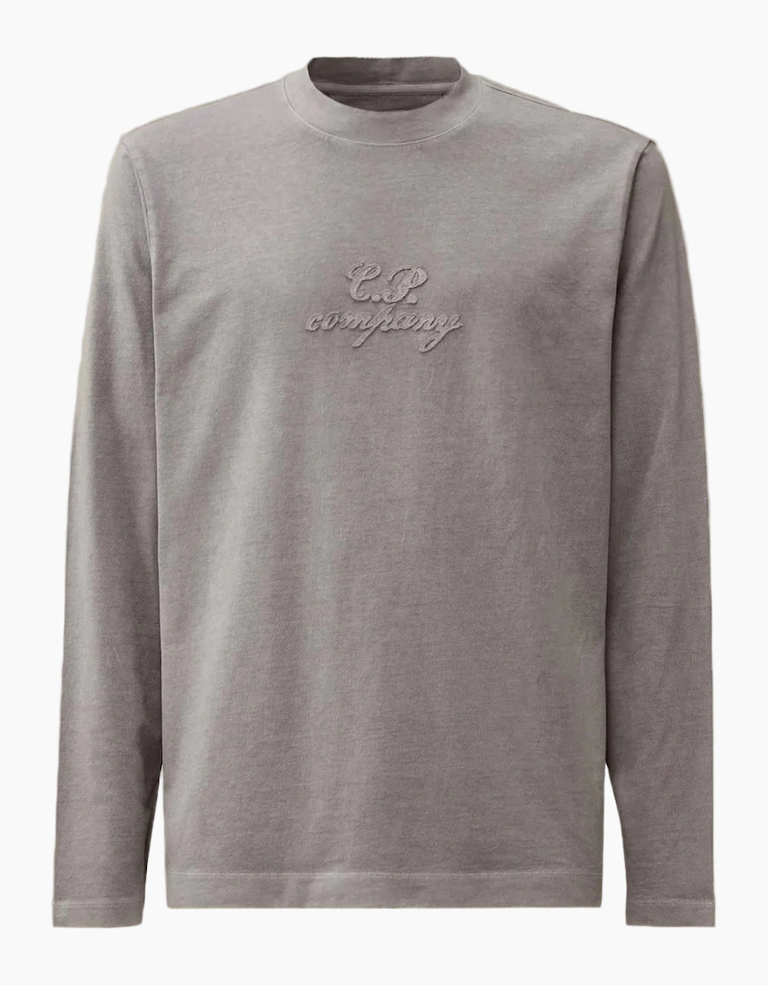 Long Sleeve 20/1 Jersey Embroidered Logo T-Shirt