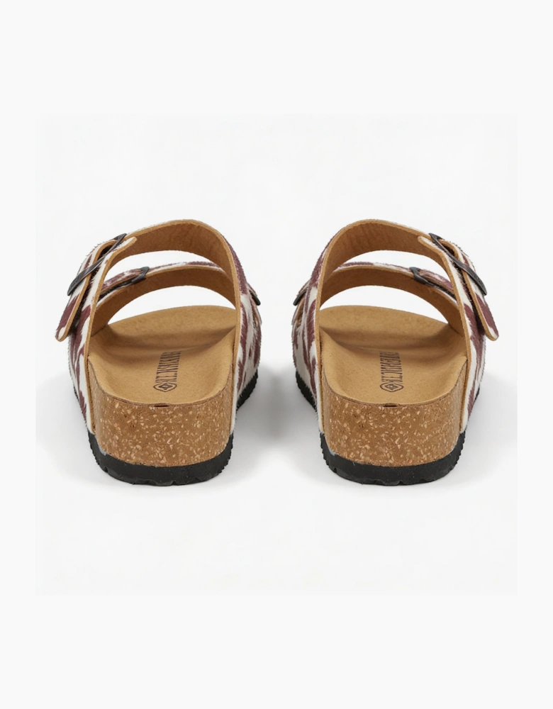 Rieker V6391 Womens Cross Strap Sandals Multi
