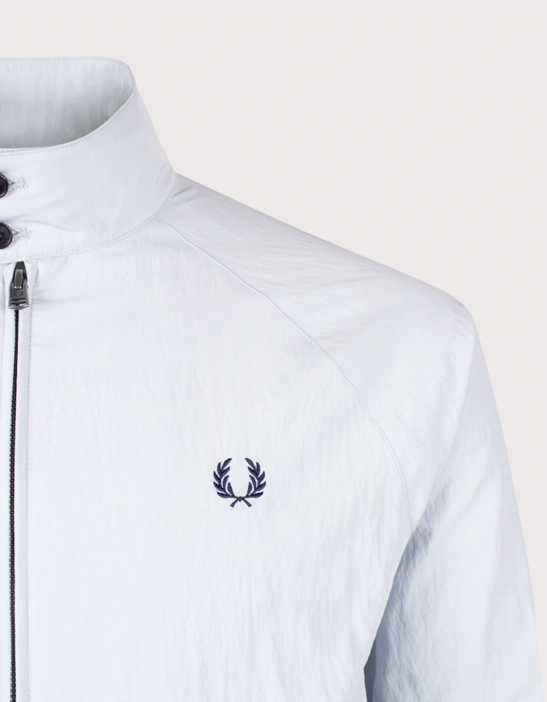 Regular Fit Crinkle Harrington Jacket