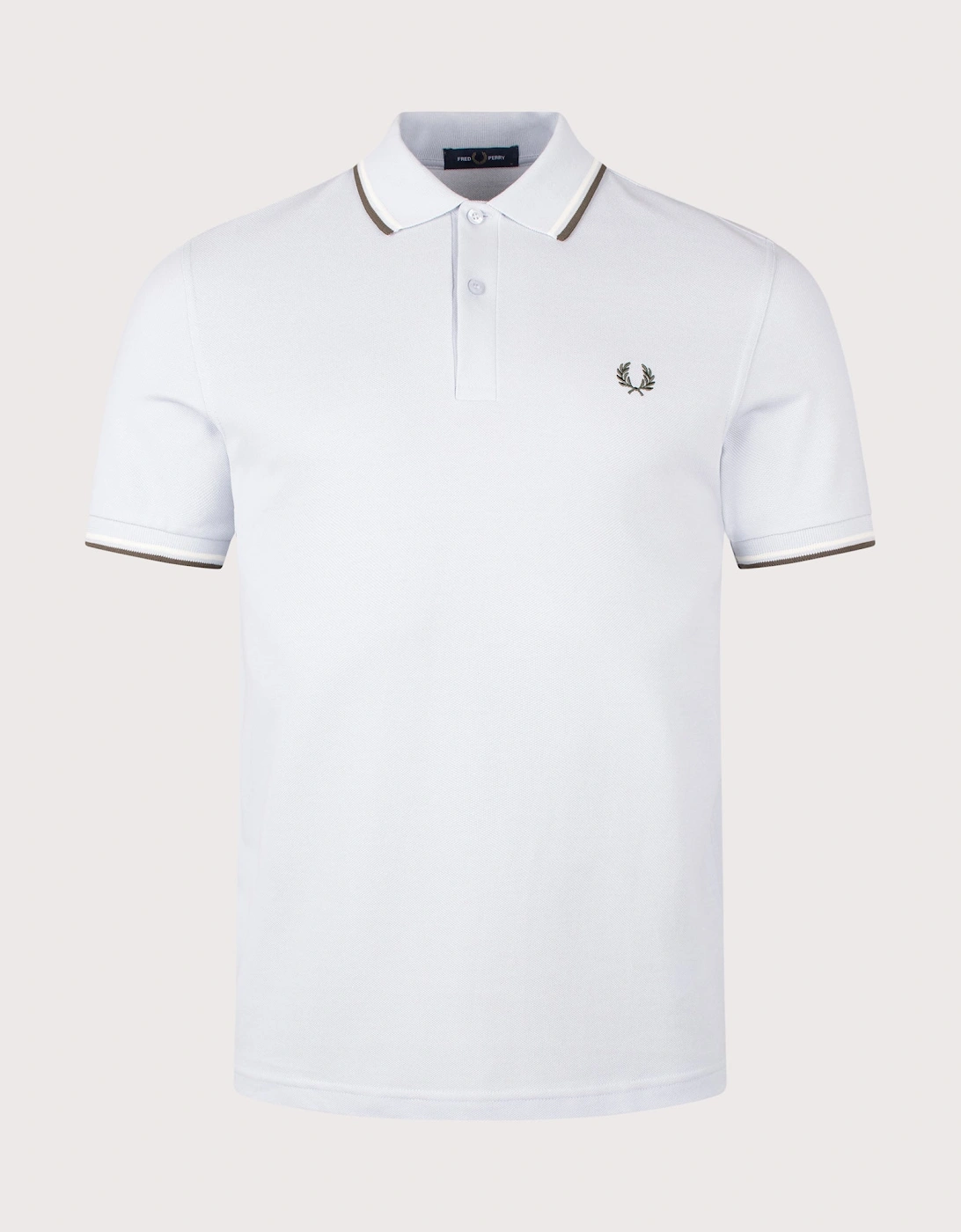 Regular Fit Twin Tipped Fred Perry Polo Shirt, 5 of 4