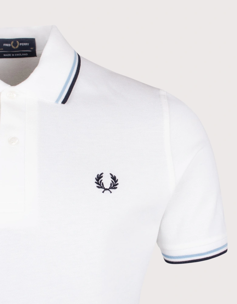 Regular  Fit `Made in England`Twin Tipped Fred Perry Polo Shirt