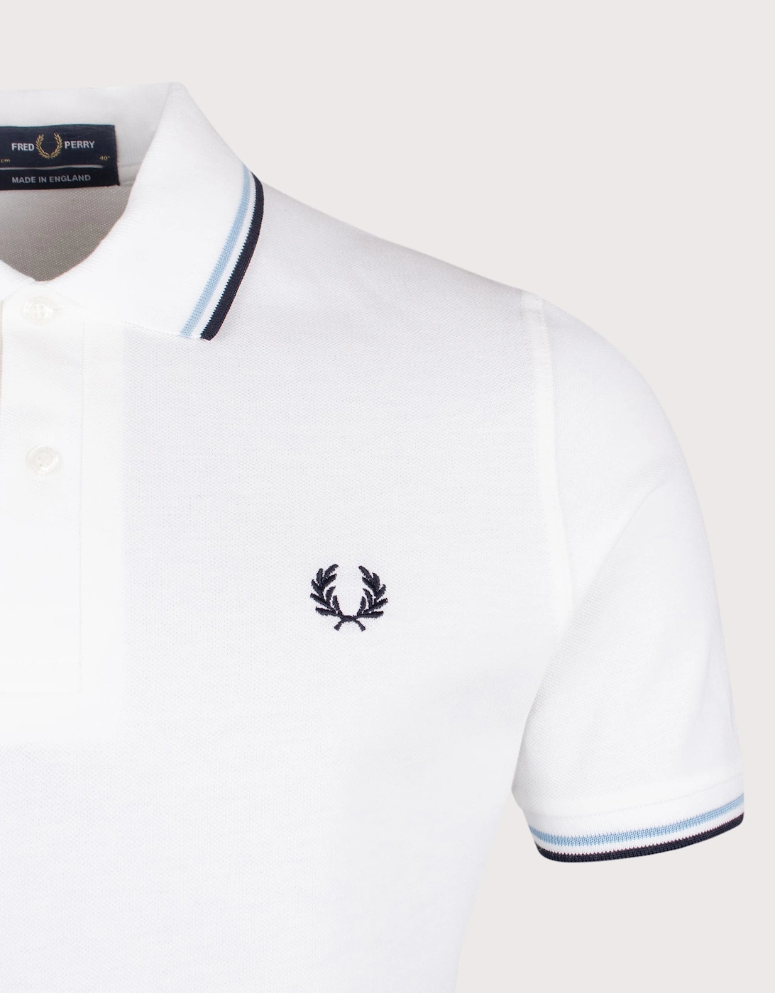 Regular  Fit `Made in England`Twin Tipped Fred Perry Polo Shirt